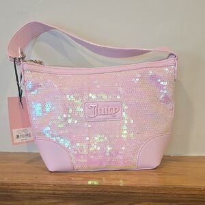 Juicy Couture Sequin Pink Hobo Bag
